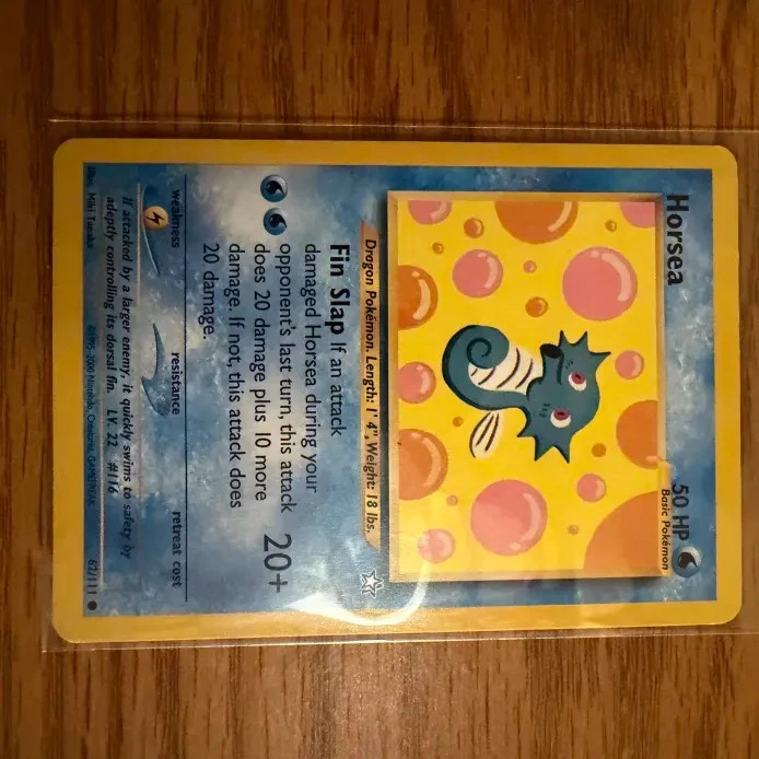 Pokemon TCG Horsea 62/111 - LP - Neo Genesis 2000 - Common