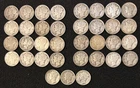 New Listing35 MERCURY DIME LOT .90% SILVER md35