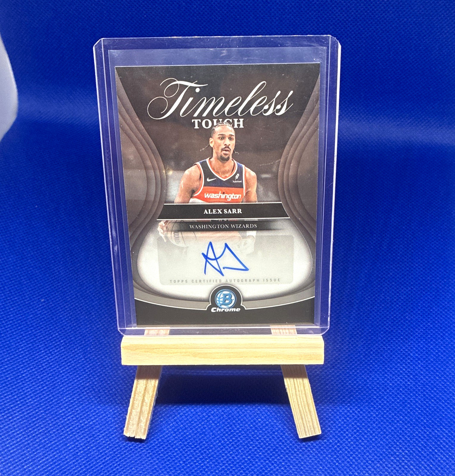 Topps 2025-26 Bowman Timeless Touch Signatures Auto Alex Sarr #TTA-AS