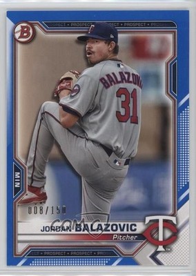 2021 Bowman Prospects Blue Border 8/150 Jordan Balazovic #BP-61 10w8