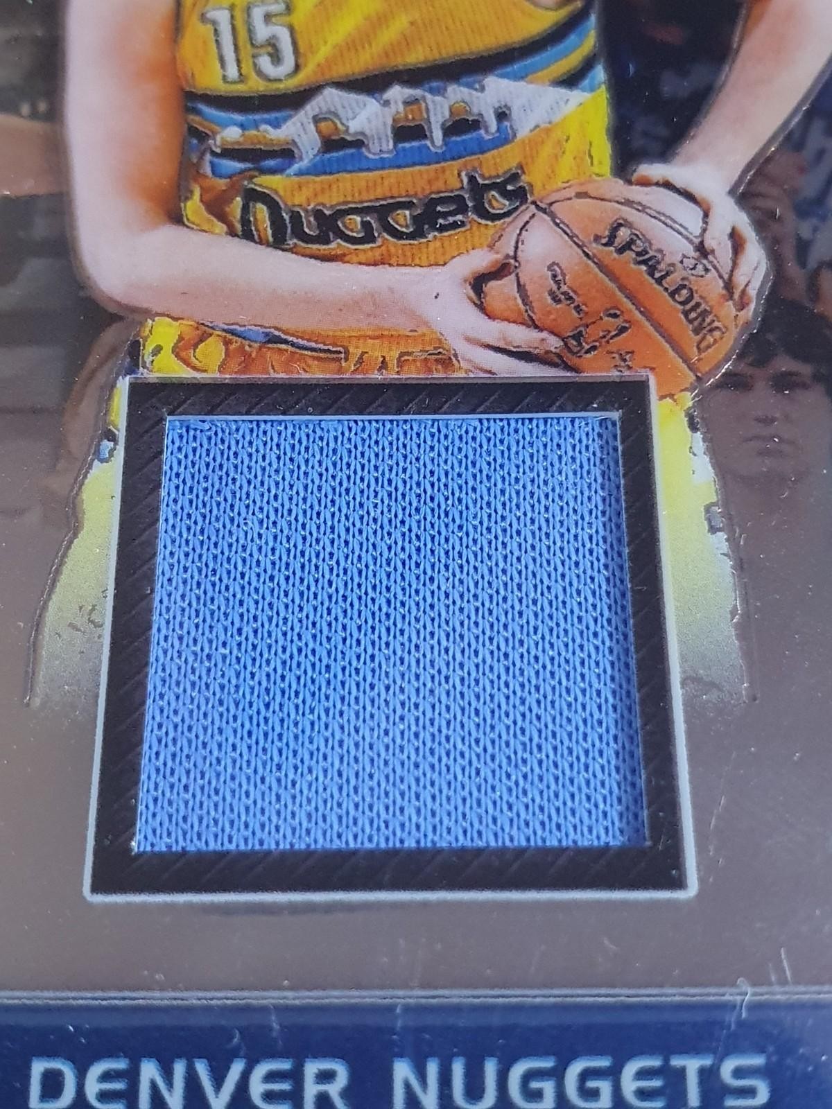 2017 Panini Prizm Nikola Jokic #PATCH Game Worn Jersey - PSA 9 (POP 8) view 2