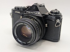 Vintage Asahi Pentax ME Film Camera 35mm SLR with 50 mm f/1.2, TESTED.