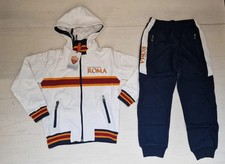 10498 AS ROMA TUTA ADULTO FELPATA COTONE OFFICIAL TRACKSUIT  2014/2015