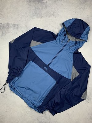 Vintage Nike ACG Anorak Jacke Swoosh Logo + Tasche Größe M 90 s Outdoor Gorpcore