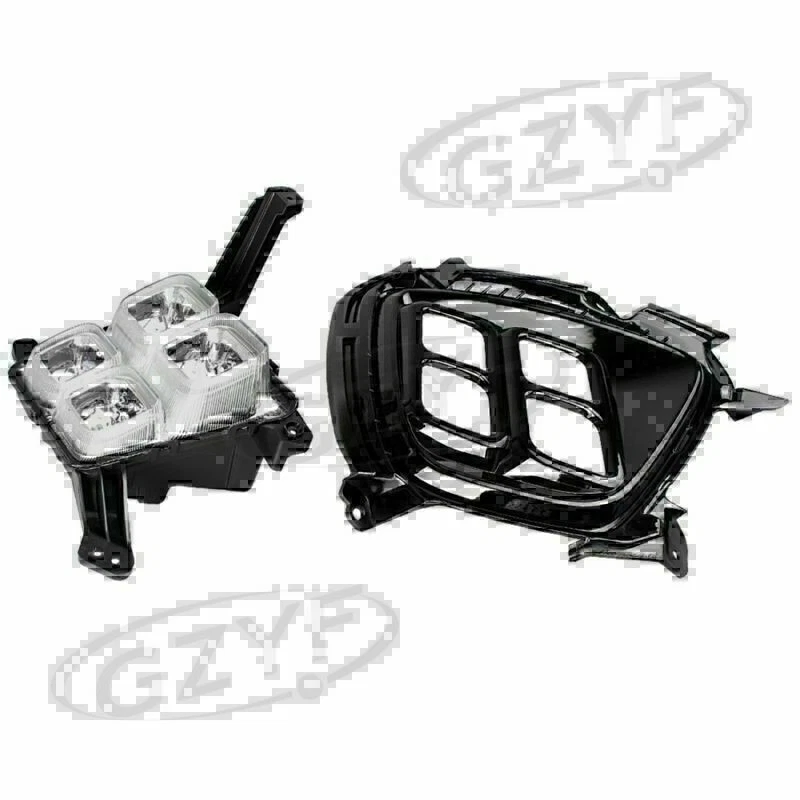 Front LED DRL Daytime Running Driving Lights Fog Lamp For Kia Sorento 2015 2016 - Image 3 of 4