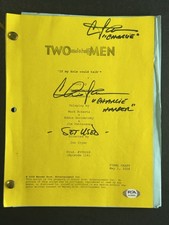 Charlie Sheen Signed/Inscribed Stage Used Original Screenplay Script LOA PSA/DNA