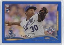 2014 Topps Opening Day Blue Holofoil 954/2014 Yordano Ventura #4 0ty6