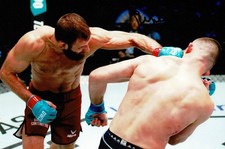 Andrey Pulyaev Middleweight UFC MMA Fighter Signed 12x8 Action Photo + COA