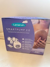 Lansinoh Smartpump 2.0 Double Electric Breast Pump Bluetooth w/ Bag Box
