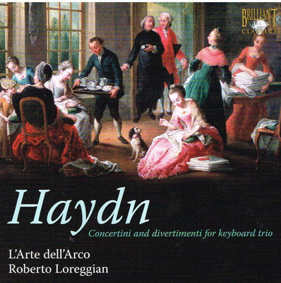 Haydn: Konzerte und Unterhaltung für Trio / Roberto Loreggian, l'Arte Dell'Ar CD