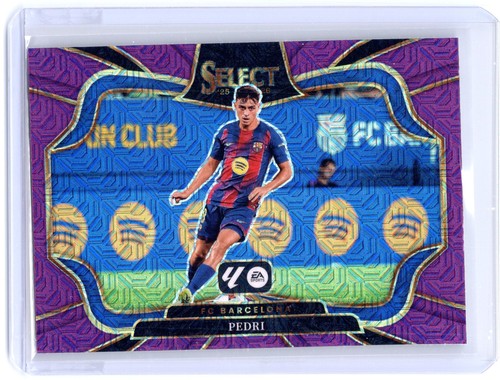 2025-26 Panini Select La Liga #216 Pedri Purple Mojo