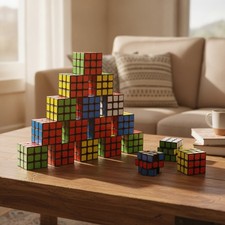 24 Pack Mini Cube Puzzles Perfect for Kids Birthday Party Favors, School Rewa...