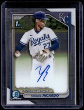 2024 Bowman Chrome - Prospect Autographs #CPA-YRI Yandel Ricardo