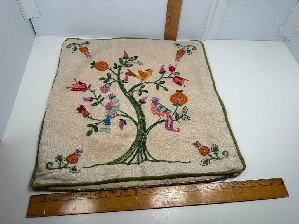 Vintage Lee Wards American Beauty Rose Crewel Embroidery