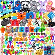 Prize Treasure Box Toys Fidget Toys Bulk 640 PCS for Kids 8-12 Birthday Gifts