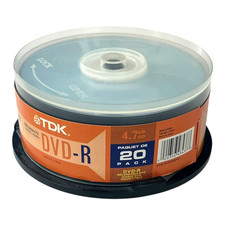 TDK 33 Pack DVD-R 4.7 GB 2 120 Min