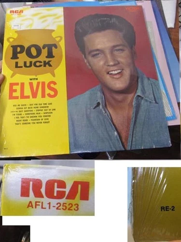 Elvis Presley Pot Luck with Elvis Record Sealed AFL1-2523