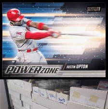 2018 Stadium Club #PZ-JU Justin Upton Power Zone - JL