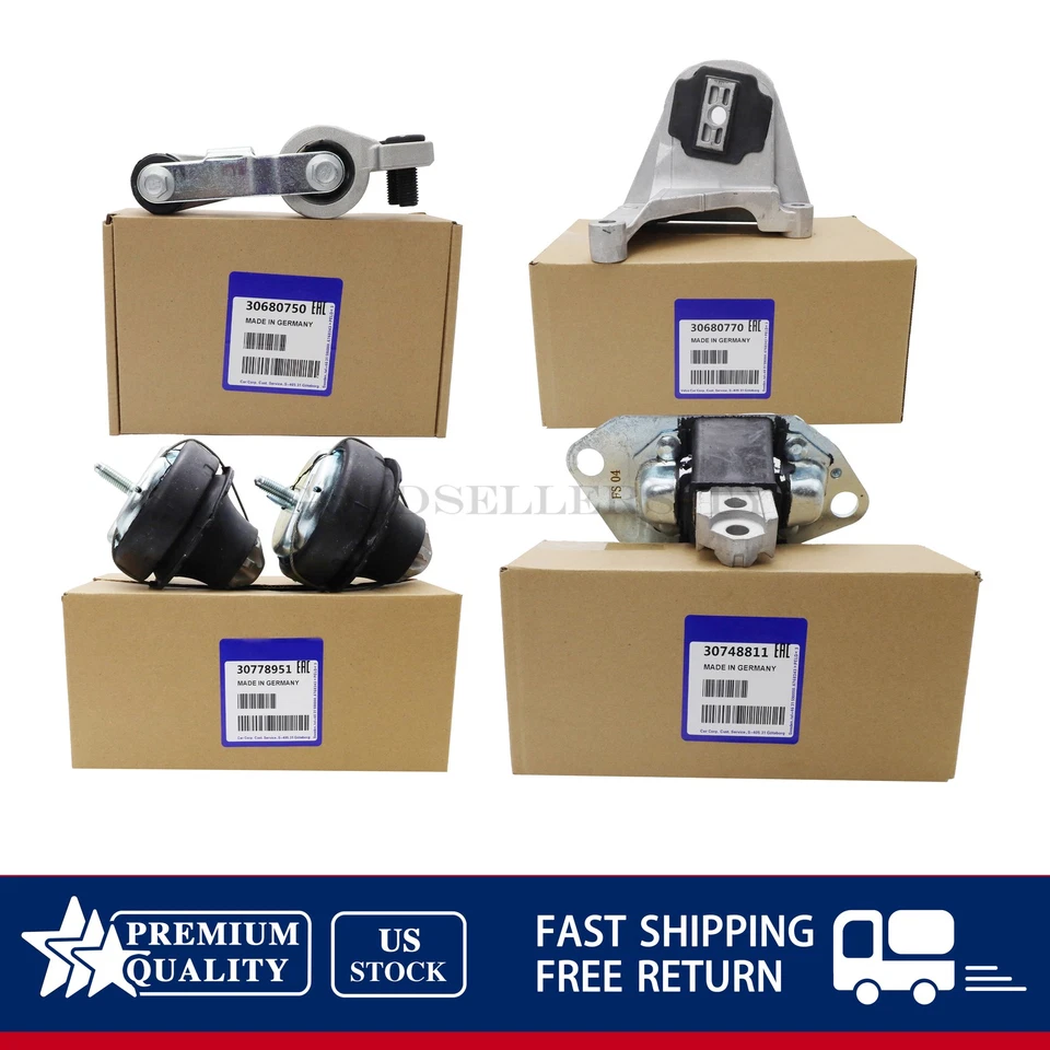 Juego de 5 Kit de montaje de motor para Volvo V70 XC90 XC70 S60 2001-2006 30680750 Foto 3 de 4
