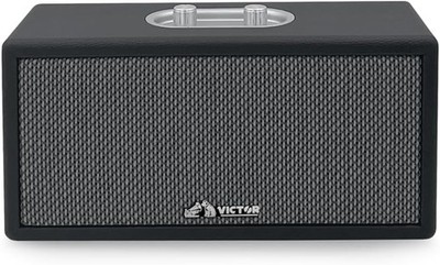 Victor VAS-3003 Portable Bluetooth Speaker with Radio and USB Reader - Black