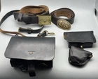 Civil War Reenactment US Cap Box Belt Buckle Ammo Pouch Field Gear