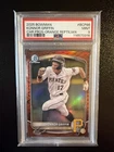 2025 Bowman Chrome Konnor Griffin #BCP-86 Orange Reptilian Refractor /25 (RC)
