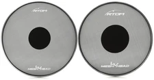 RTOM Low Volume Mesh Drumhead - 13 inch + RTOM LVMH10 Value Bundle