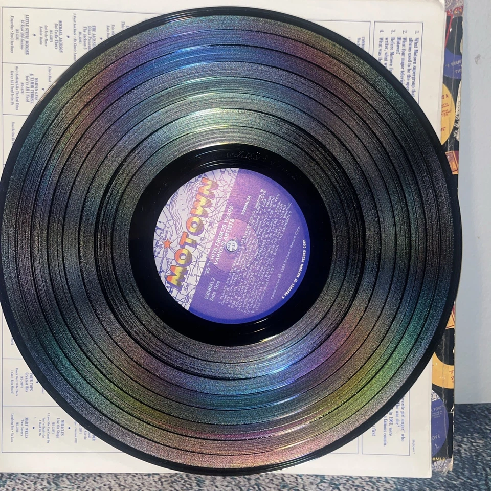 Motown Records - 25 #1 Hits From 25 Years Double Vinyl LP -1983- Motown 5308ML2 - Image 4 of 4