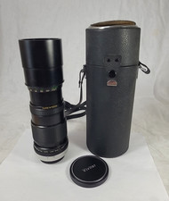 Vivitar 85-205mm f3.8 Close Focusing Auto Zoom Lens w/ Canon FD Mount  Case