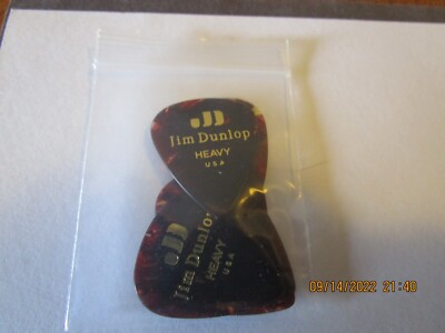 6 Pack Dunlop Celluloid Classic Shell Guitar Picks Heavy 6 Pack Dunlop Celluloid Classic Shell Guitar Picks Heavy