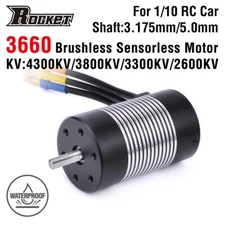 Rocket 3660 Waterproof Brushless Motor 4300KV 3800KV 3300KV 2600KV for RC Car