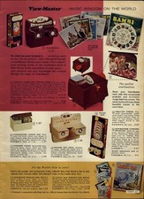 1964 PAPER AD COLOR View-Maser Projector Penncrest Phonograph Mickey Mouse Phono