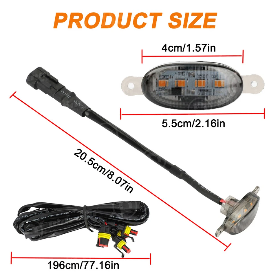 Parrilla delantera ámbar para Jeep Grand Cherokee 2003-21 luz LED estilo Raptor Foto 2 de 4