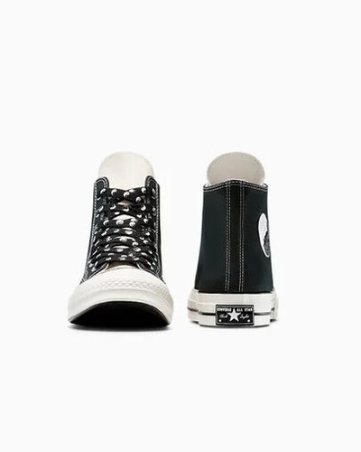 Converse Chuck 70 All Star Yin-Yang Scarpe Alte Nere/Egret - Foto 4 di 9