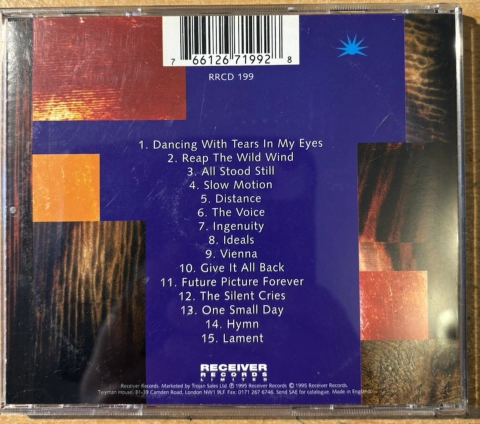 ULTRAVOX * FUTURE PICTURE * LIVE CD ALBUM (1995) RECEIVER RRCD 199 PLAYS GREAT - Image 2 of 4