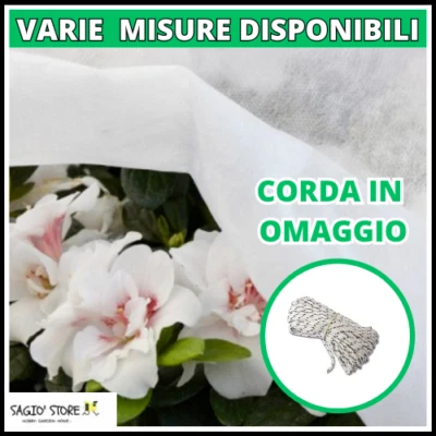 TELO CAPPUCCIO ANTIGELO PER PIANTE TNT TESSUTO NON TESSUTO PROTEZIONE INVERNALE