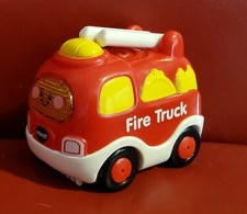 VTech Go Go Smart Wheels Red Fire Truck Talking Light  Sound Works