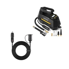 AstroAI Air Compressor Tire Inflator and Cigarette Lighter Extensio... Fast Ship