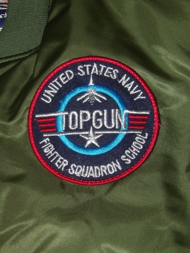 Up And Away USAF TOP GUN MA-1 JUNIOR FLIGHT BOMBER JACKET XL-14 Cockpit USA - Picture 6 of 8