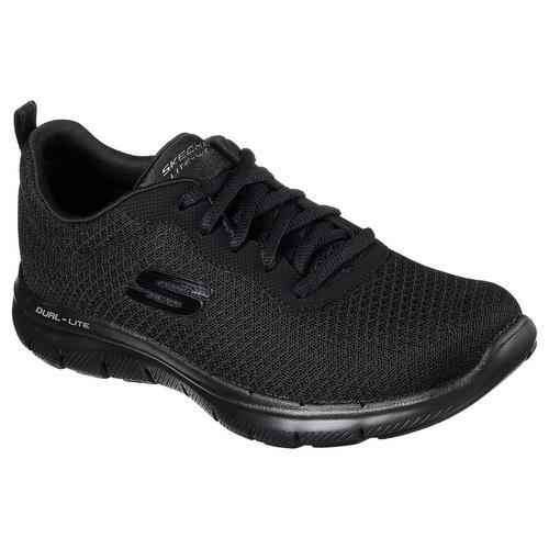 ladies black skechers size 6