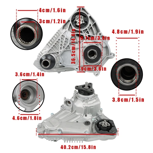 Montaje caja de distribución ATC45L para BMW X3 X4 X5 X6 E70 E71 F15 F16 F25 ATC 45L - Imagen 2 de 8