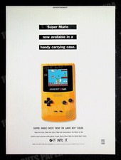 Super Mario Bros. Nintendo Game Boy Color 1999 Print Magazine Ad Poster ADVERT