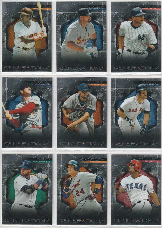 2015 FINEST GENERATIONS UPICK MAYS NOLAN KOUFAX JETER HENDERSON BENCH RIVERA - Image 4 of 4