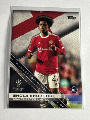 Topps Champions League Flagship 2021/22 Flags of Foundation Shola Shoretire RC