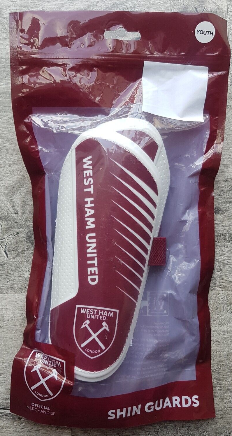 West Ham United Official Merchandise Youth Shin Guards