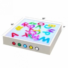 Light Up Sand Table For Sensory Play ? Large 60 x 60 x 12cm