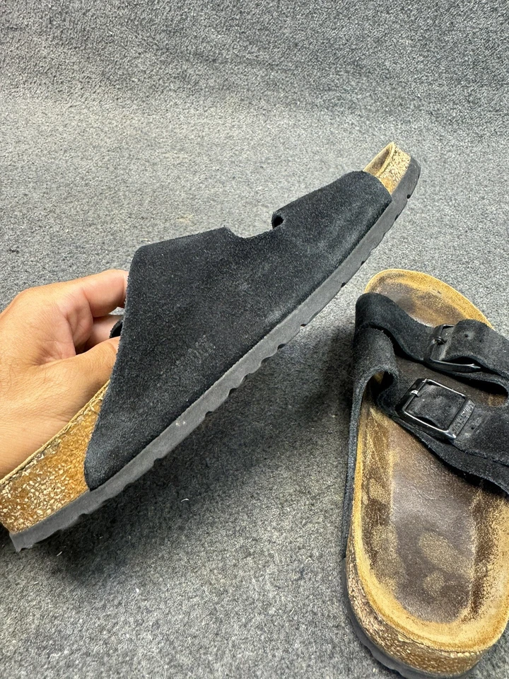 Birkenstock Negro Arizona Raro Niños EU/33 US/2-2.5 Envío Rápido Gratis Usado en Excelente Condición Foto 4 de 4