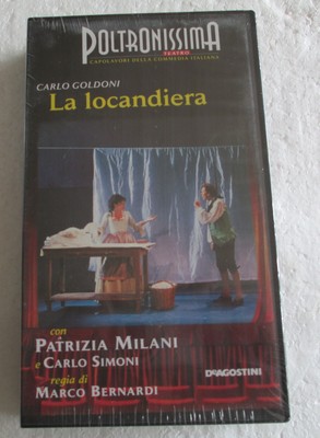 POLTRONISSIMA TEATRO La locandiera (1999) VHS De Agostini  