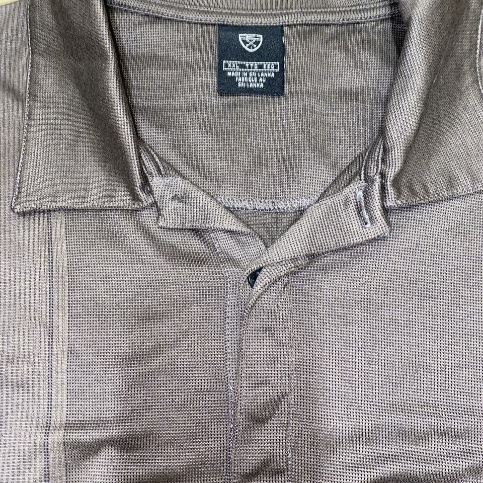 Nike Golf Polo long sleeve Brown XXL Cotton eBay