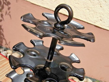 Jugendstil Stempelhalter Stempelträger 3 fach Etagen J. Maul Rondell Gusseisen